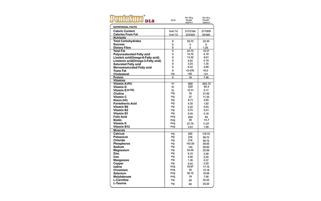 PentaSure DLS Dialysis Care Vanilla Flavour   Container  400 grams